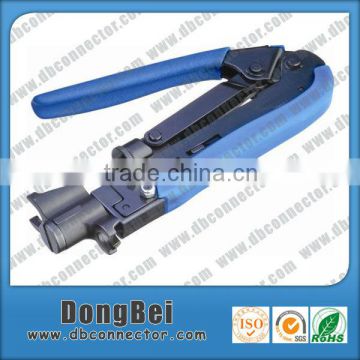 CATV compression connector tool