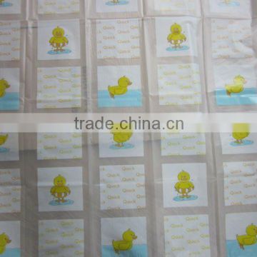 1pcs duck pattern design peva shower curtain