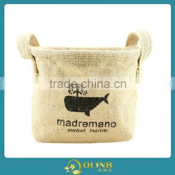 Cotton Fabric Creative Decorative Patterns Storage Bags photo-3