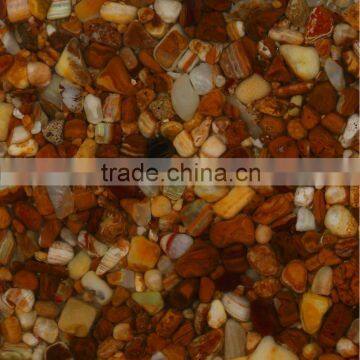 Natural Pebble River Stone Translucent Pebble Stone Panel