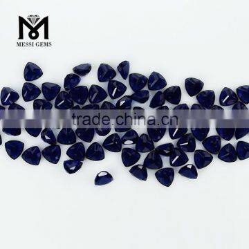 Cheap 6x6MM Trillion Cut Sapphire Nano Gemstone Wholesale Price photo-4