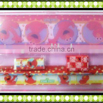 pencil , ruler , plastic protractor , eraser plastic Stationery Set