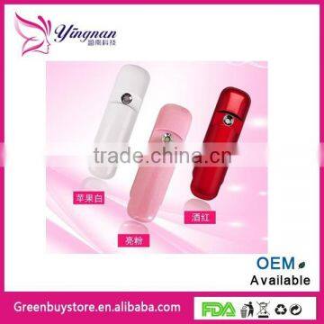USB Rechargeable Nano Handy Mist Sprayer ,Mini Mist Atomization Facial Humectant Steamer Ionic Sprayer