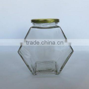 Hexagonal honey pot