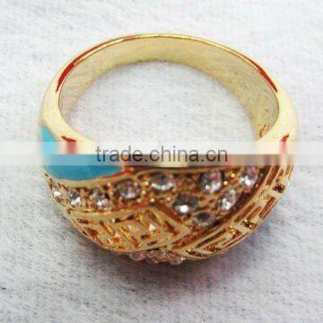 Fashion ladies golden ring,2013 new design ring,Fashion accessories