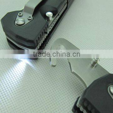 Black Version 57A Folding Blade Knife Rescue Knife Outdoor Knife Survival Knife With Glass Fiber Handle photo-4