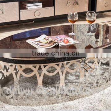 Wholesale Living Room Decoration Mirrors French Style Glass Console Table photo-5