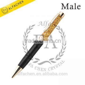 24K Gold Leaf Metal Ballpoint Pen Business Man Pen