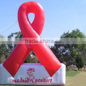 Inflatable AIDS banner Inflatable AIDS red ribbon Inflatable AIDS sign