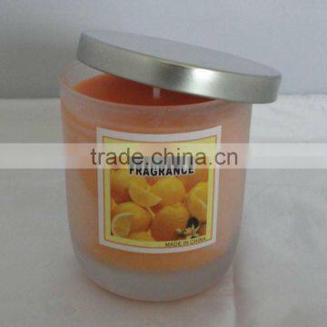 Gardenia Aroma Candle with metal lid