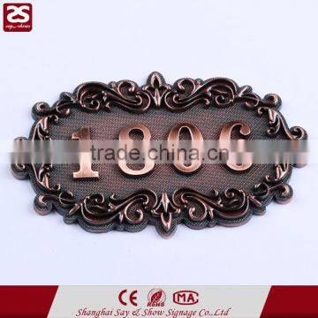 Stainless Steel Hotel Room Number Sign photo-2