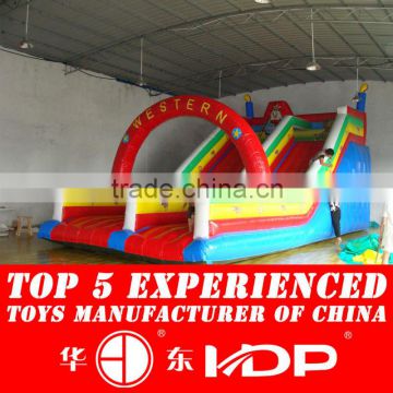 commercial cartoon inflatable slide