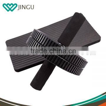 Abdominal Exercise Toning Wheel with Extra Thick Knee Pad Mat and Comfort Foam Handles