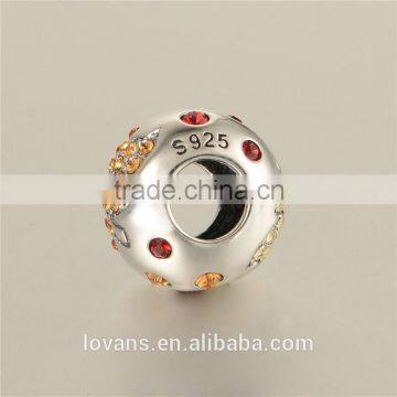 2016 Fashionable Design S925 Silver Gemstone Bead