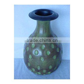 Iron Matki Shape Vase
