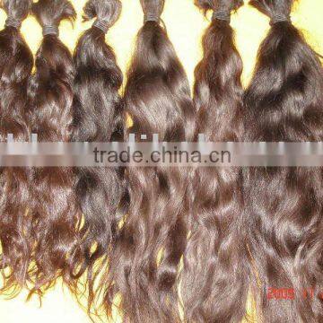 Brazilian Virgin Remy human hair bulk/braid/raw hair/natural color remy hair