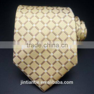 2016 Fashion High Quality Black Checked Mens Silk Tie photo-6