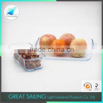 High Borosilicate Glass Bakeware in two sizes