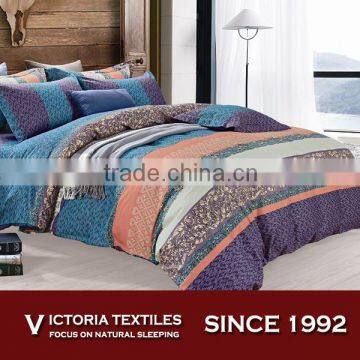 Retro Chic Scroll Duvet Quilt Cover Bedding Sheets Set and Pillowcases-Ocean Blue