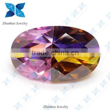 Raw material synthetic multicolor cubic zirconia