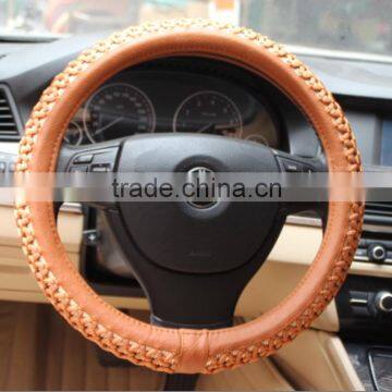 Car Accessories/ popular 38cm mesh steering wheel cover and auto car parts