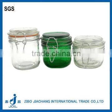 110ml 200ml 250ml glass jar for honey with clamp lid