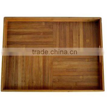 DT028/Simply Bamboo Extra Large Bamboo Wood Rectangle Serving Tray photo-2