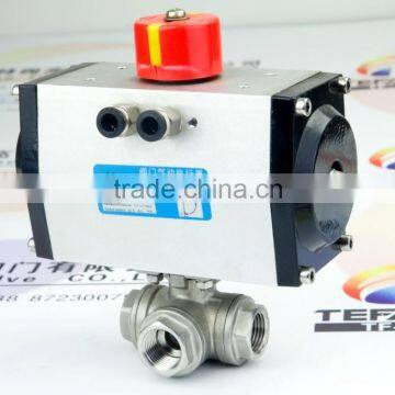 stainless steel pneumatic actuator ball valve