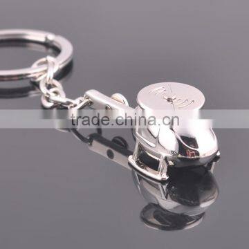 helicopter shape cute airplane keychains metal