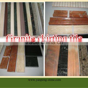 red,white,green black granite skirting tile