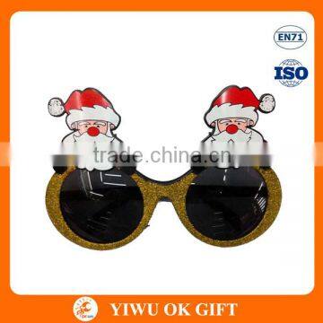 2016 New Design Santa Claus Plastic Christmas Party Glasses for Fun photo-3