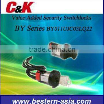 C&K BY011UJC03LQ22 Security Switchlocks (BY Series)