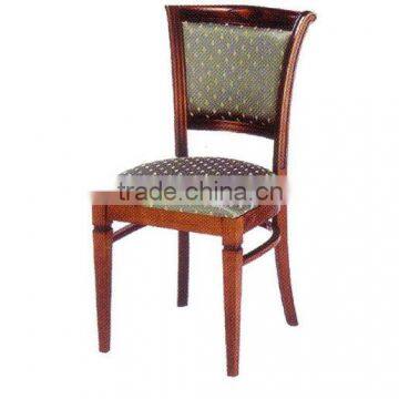 Modern wooden chair dining chair restaurant chair fabric chair