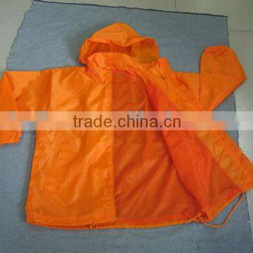 windbreaker jacket with mesh lining