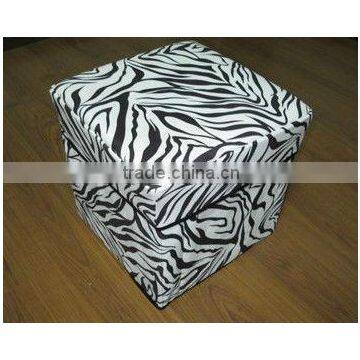 ZEBRA 15 Inch Collapsible Ottoman