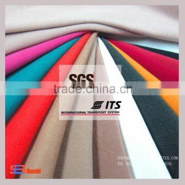 TR Polyester rayon spandex Brushed fabric for wool melton fabric