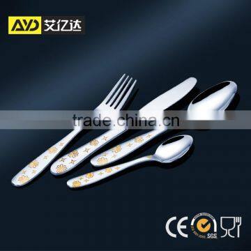 Gold Plated Flatware! chinese cutlery kitchenware