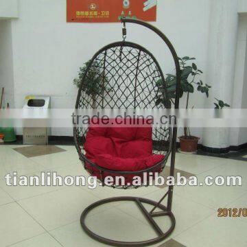 Cheap patio/garden rattan hanging swing basket chair