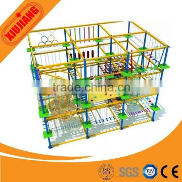 Hot!!!Best Selling Kids Indoor Ropes Climbing Frameset For Shopping Mall