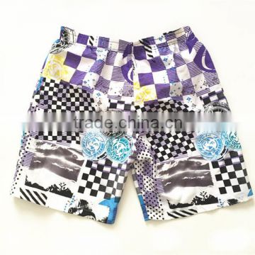 Printed with liner romantic beach pants