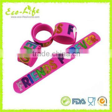 215*25*2mm Cartoon Printing Silicone Slap Bracelet, Silicone Slap Wirstbands, Souvenirs Promotion Gift photo-6