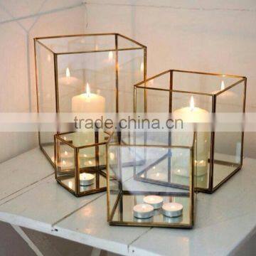 Glass T-light holder, Glass Box, Decorative Glass Box