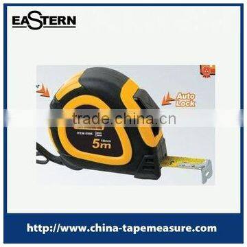 Rubble and ABS case retractable steel tape measure