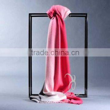 Worsted Twill Graduated Color Scarf Factory China