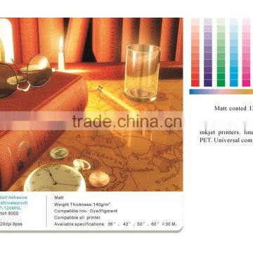 china shanghai factory matte glossy photo paper/self adhesive photo paper/sticker glossy photo paper