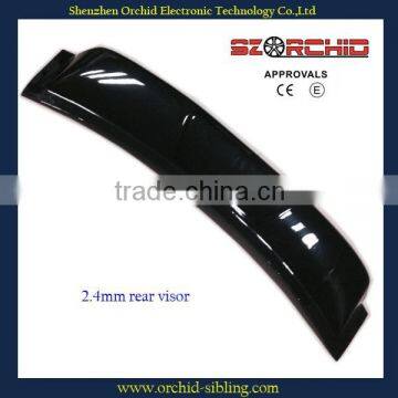 acrylic 2.4mm black transparent rear sun guard for corolla 92-95 use