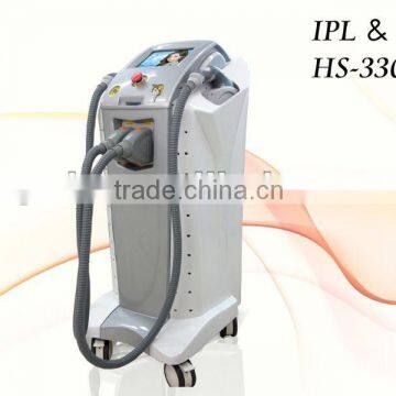 Newest E-light spots and freckles removal beauty machine stylish e-light (ipl& rf )by two handles