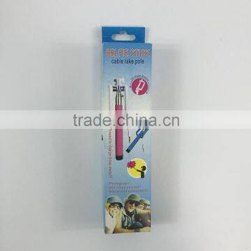 New arrival Colorful Selfie Stick with large Rotation Degree