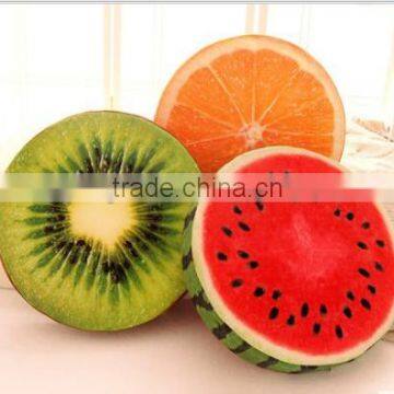 Hot sale colorful fruit plush custion