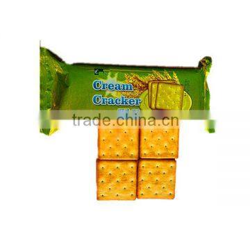 Bag Package Cream Cracker Biscuits Heathy Snack Food